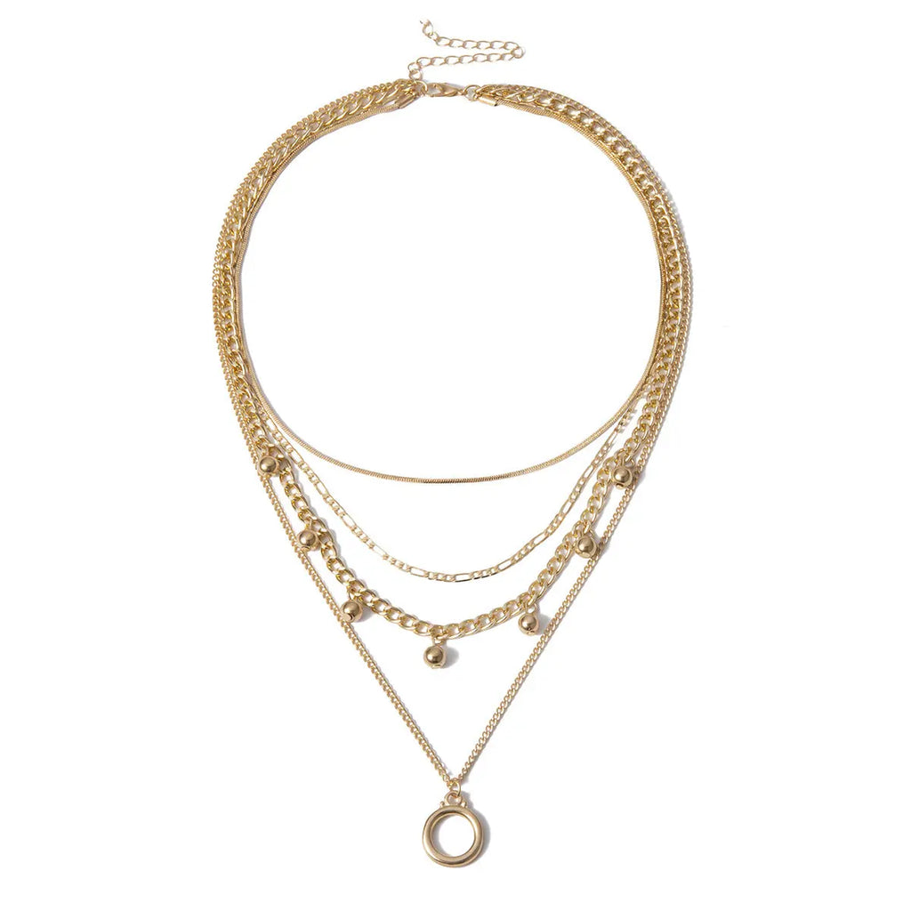 Bohème Multi couche perle collier ras du cou pendentif femmes gothique cercle serpent gland longue chaîne collier Festival chandail bijoux Braceora