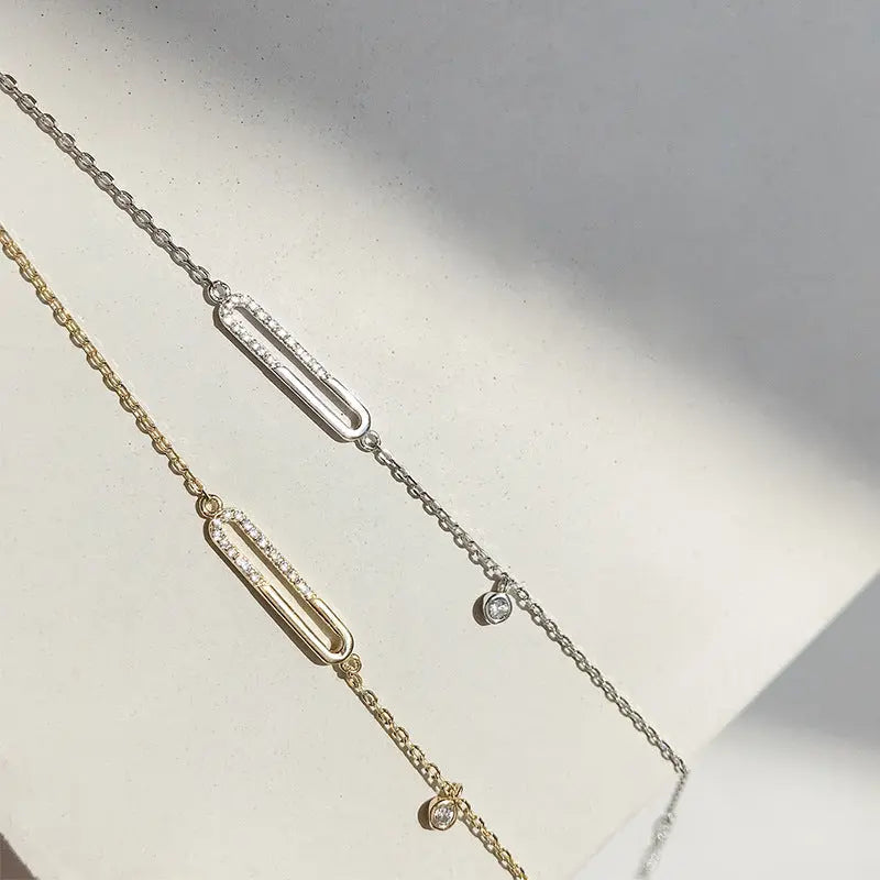 Fashion Creativity Geometric Oval Pin Bracelet Braceora