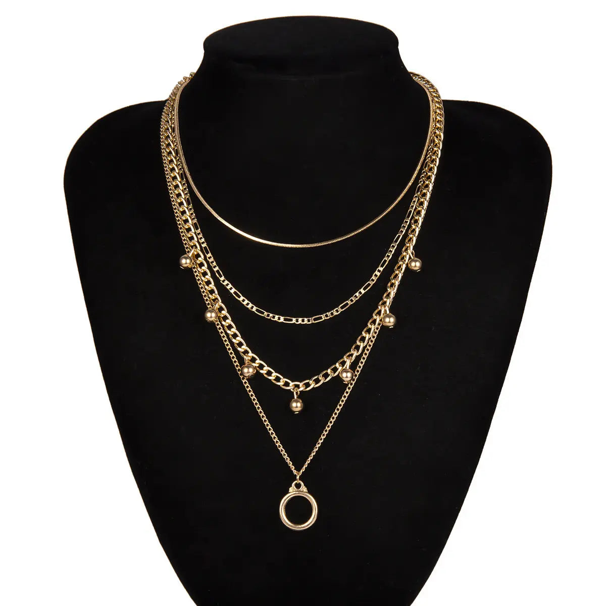 Bohème Multi couche perle collier ras du cou pendentif femmes gothique cercle serpent gland longue chaîne collier Festival chandail bijoux Braceora