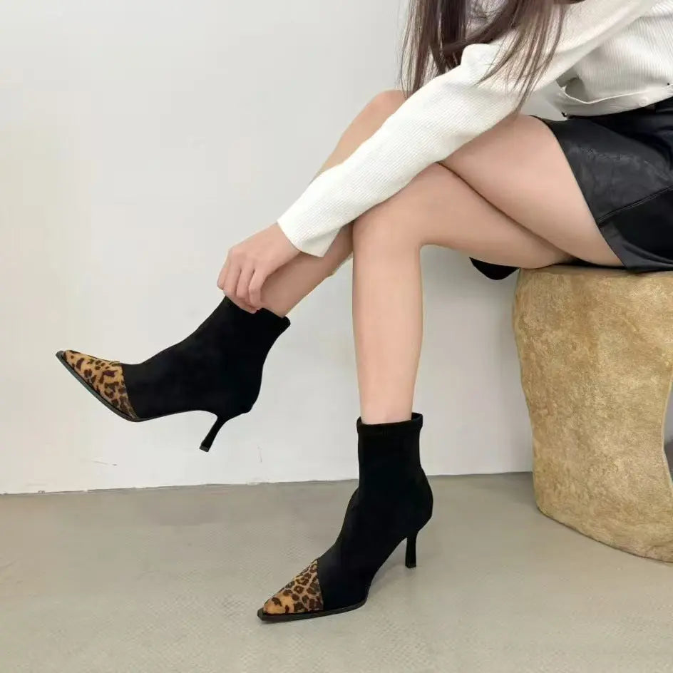 Bottes courte motif léopard🐆 Braceora