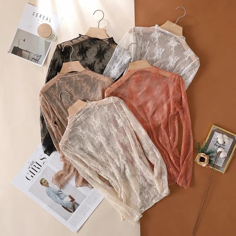 Top femme en dentelle style chic et raffiné