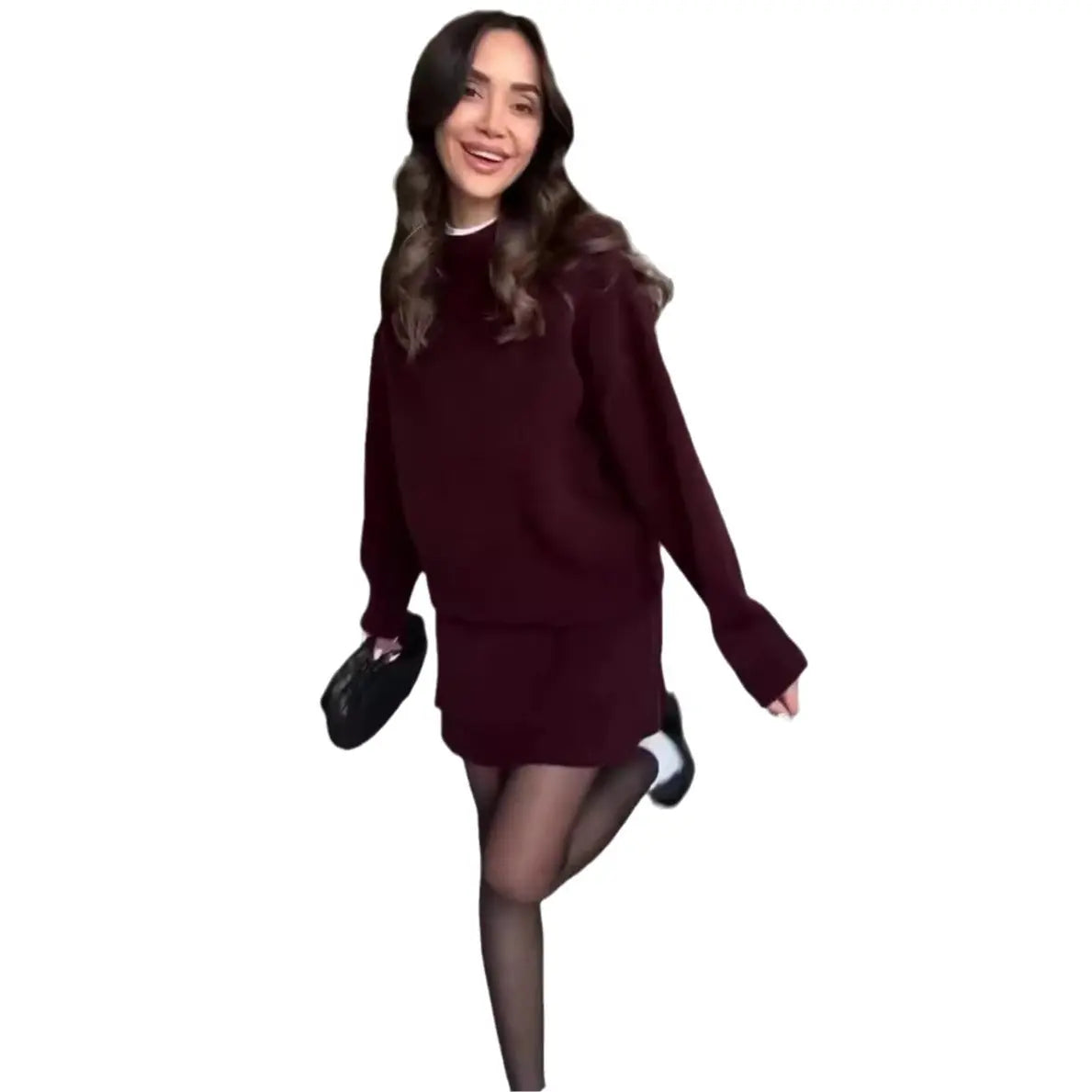 Ensemble pull et jupe pour femme 2 pièce Braceora