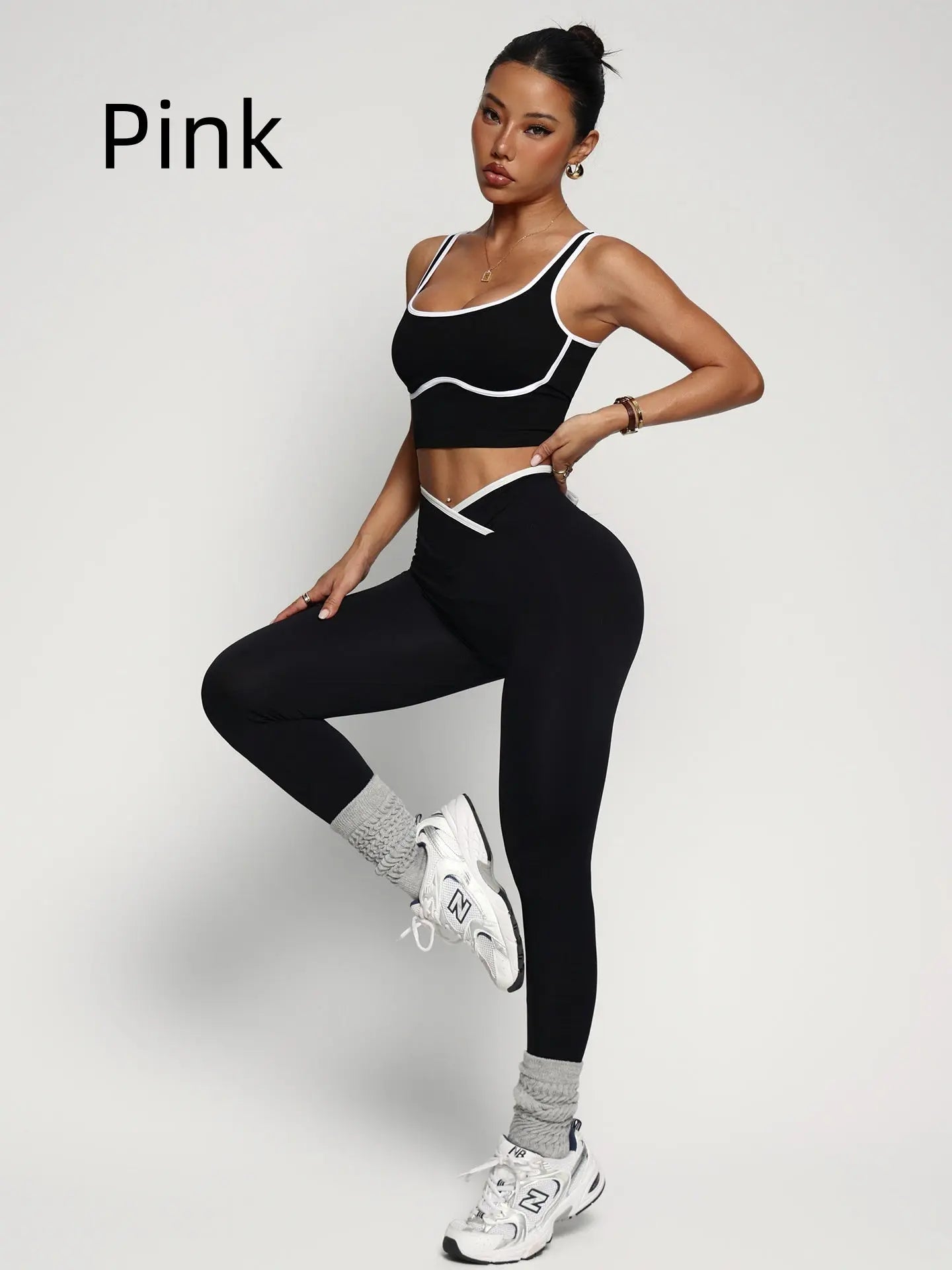 Sports Bra And Fitness Yoga Pants Yoga Outfit Two-Piece Set Braceora