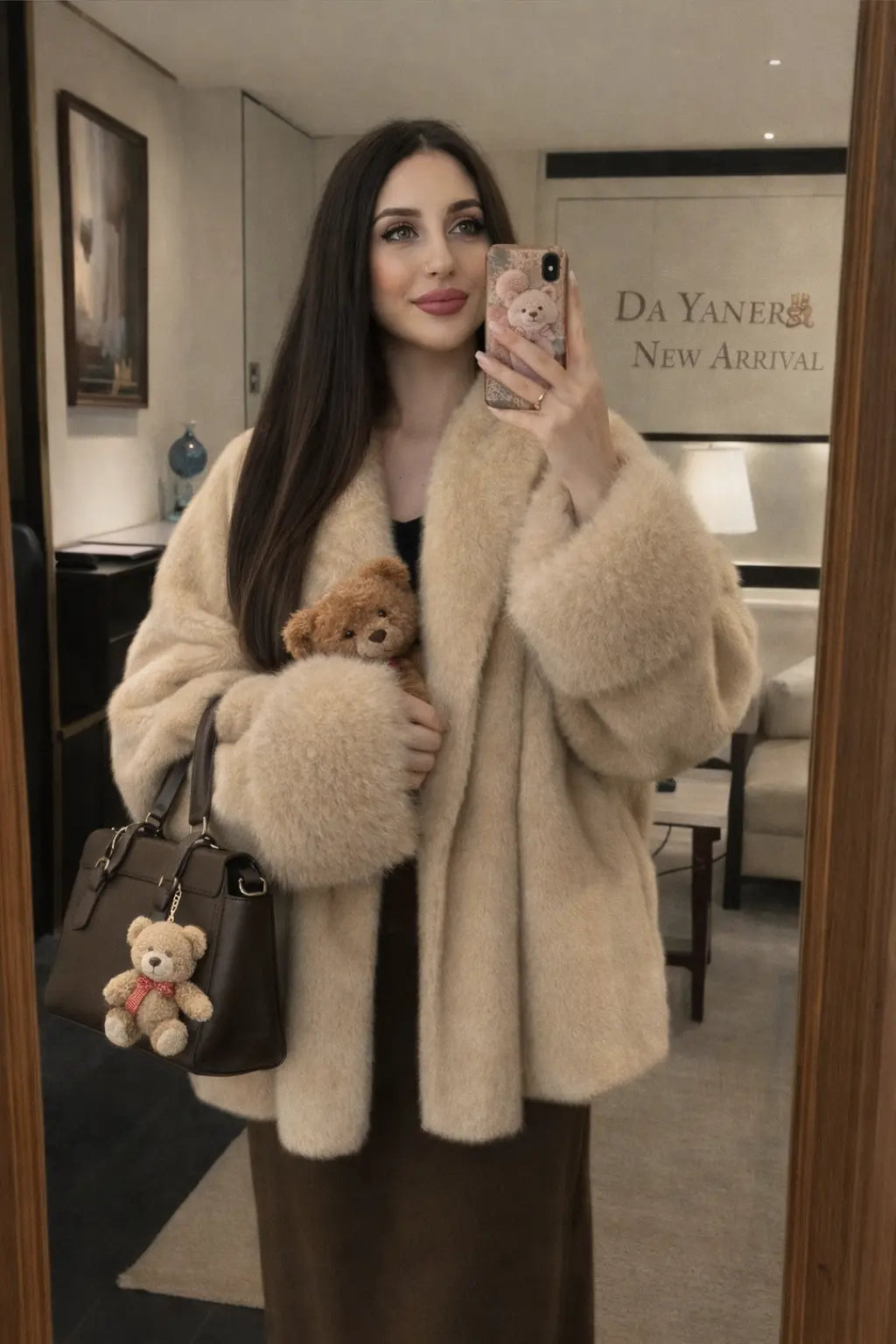 Gilet beige femme tissu doux style casual