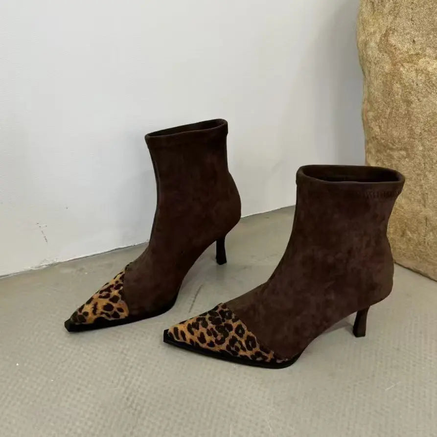Bottes courte motif léopard🐆 Braceora