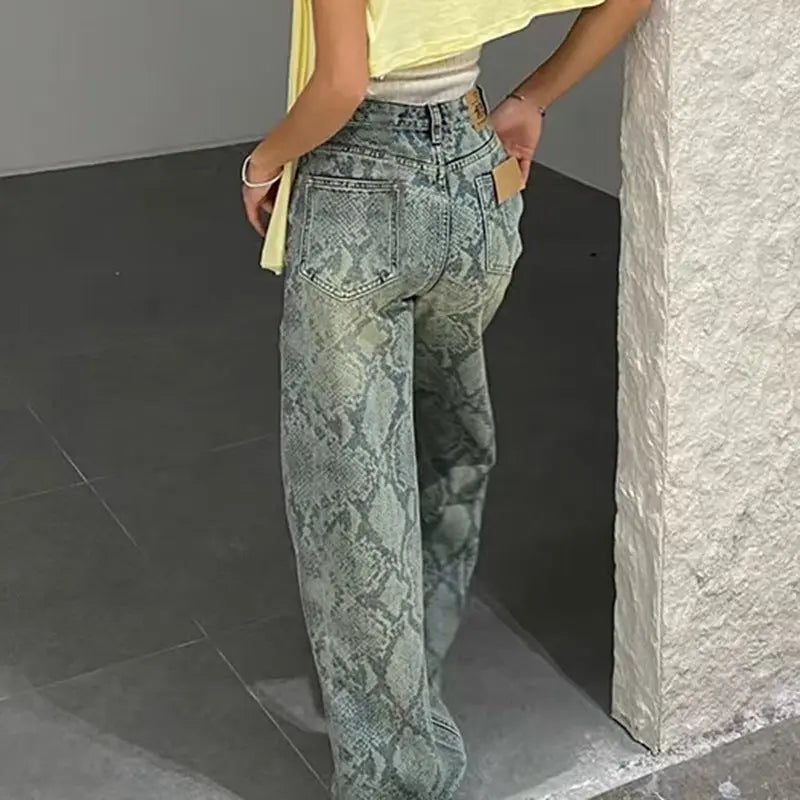 Pantalon à motif serpent 🐍 Braceora