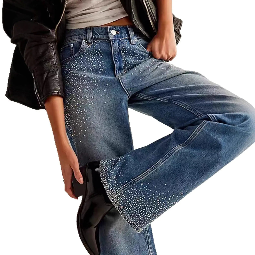 Jeans slim stretch pour femmes pour un look casual ou semi-formel