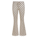 Pantalon Femme Large à Pois – Style Rétro Chic & Confort Décontracté
