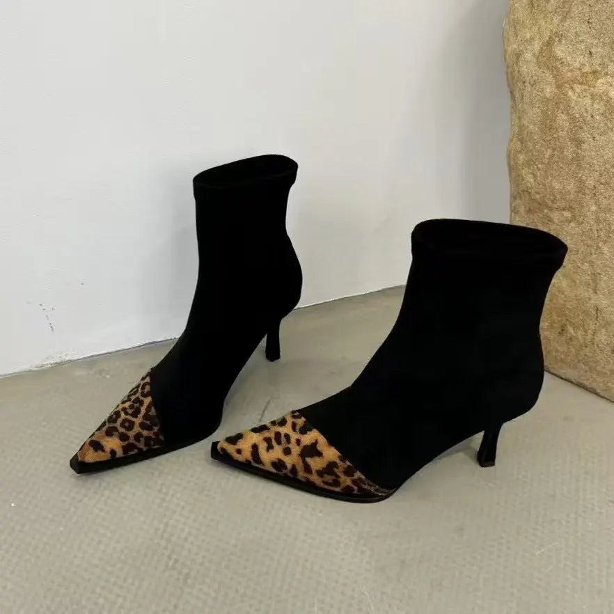 Bottes courte motif léopard🐆 Braceora